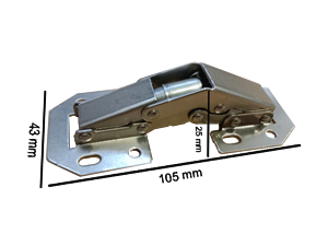 Cerniera Senza Foro Con Chiusura A Molla art. 2570